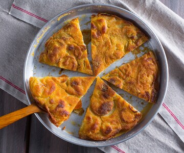 Croccantella de patatas y cebollas