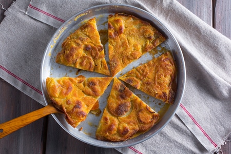 Croccantella de patatas y cebollas