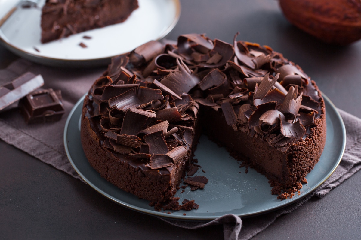 Cheesecake de chocolate