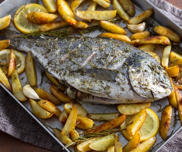Dorada al horno