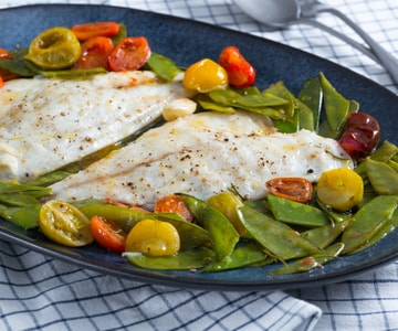 Filetes de dorada al horno