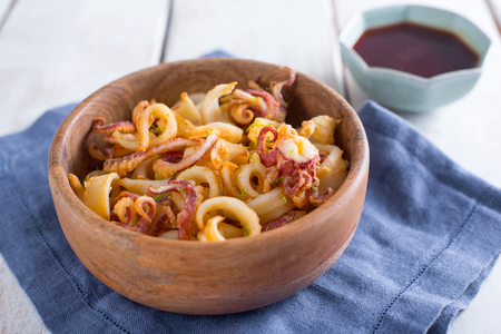 Fritura de calamares al lima