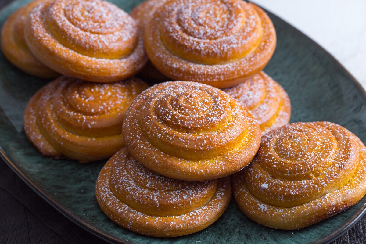 Espirales suaves dulces