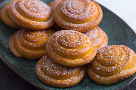 Espirales suaves dulces