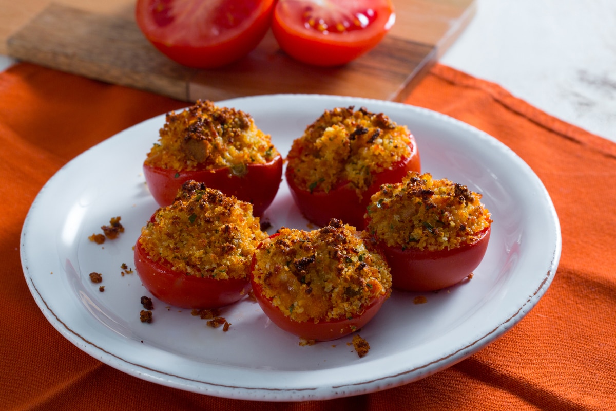 Tomates gratinados