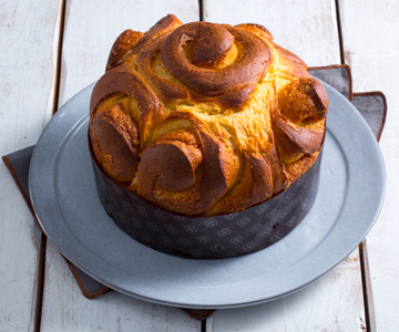 Tarta de rosas con masa madre