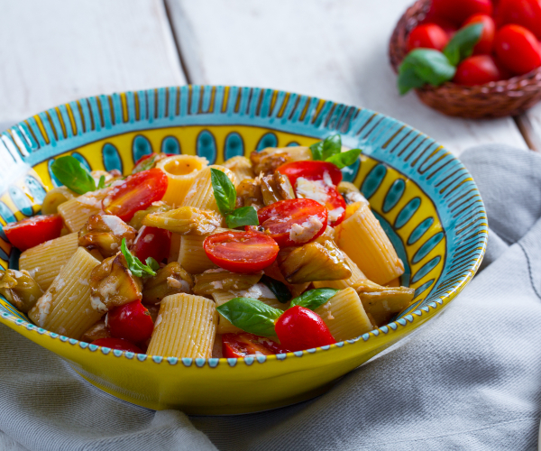 Pasta fría a la Norma