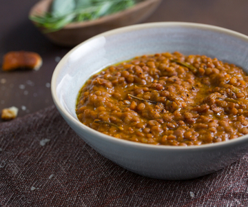 Lentejas en olla a presión