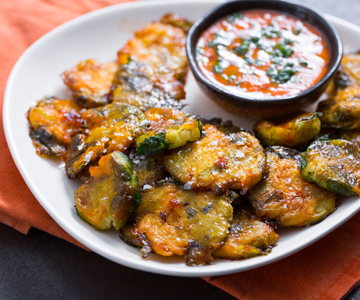 Coles de Bruselas aplastadas al horno