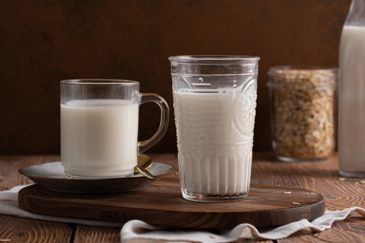 Leche de avena casera