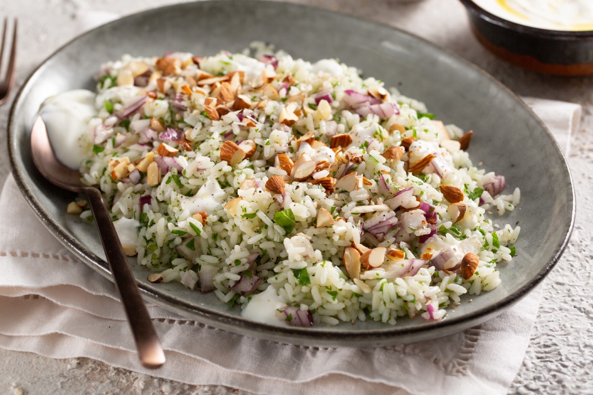 Ensalada de arroz tabulé