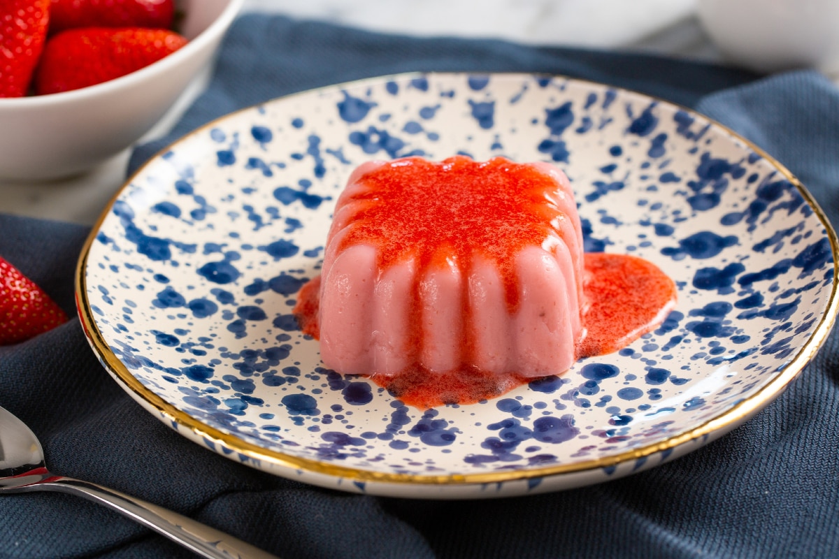 Pudin de fresas