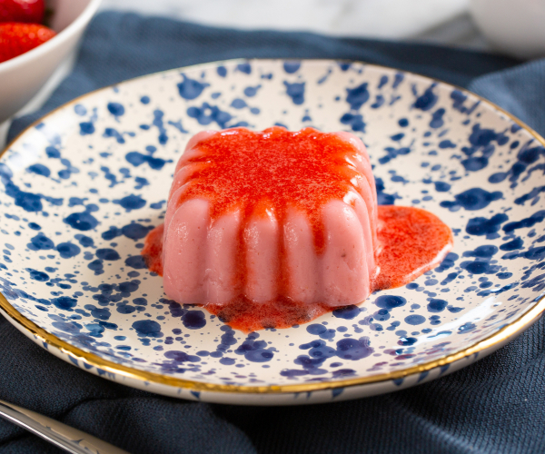 Pudin de fresas