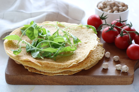 Piadina de garbanzos