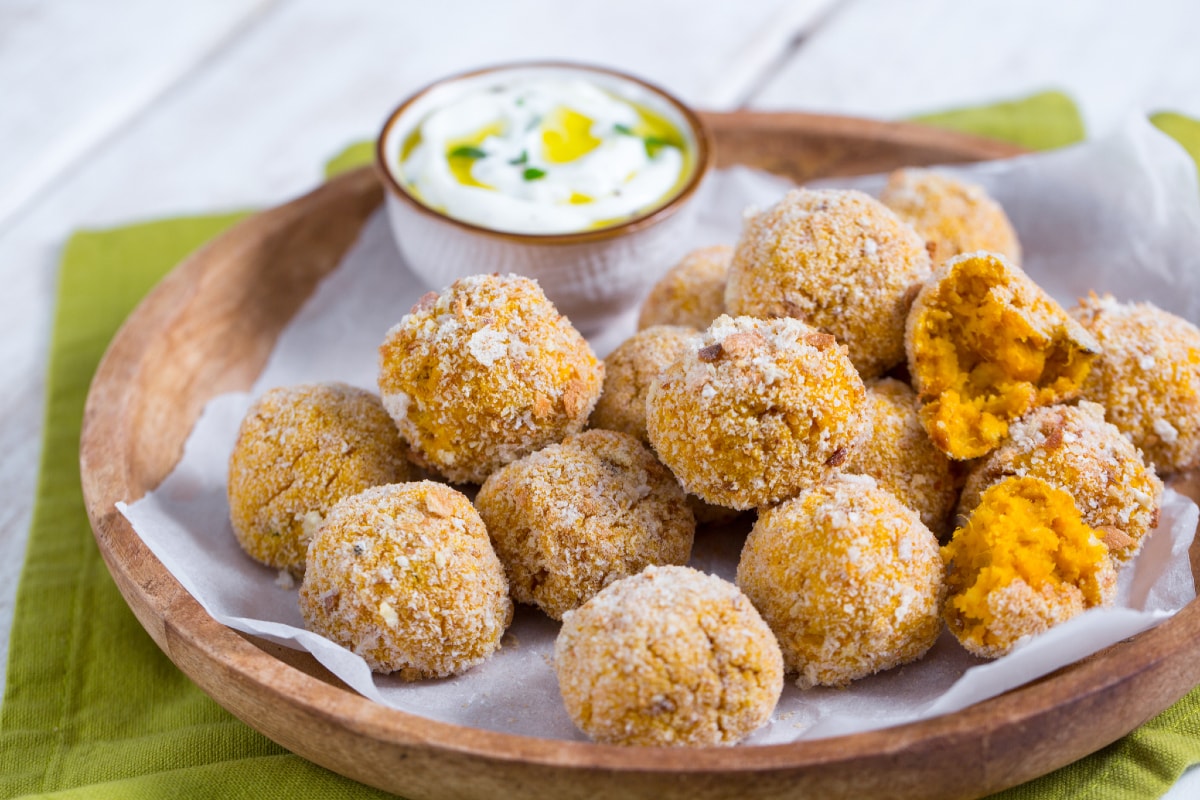 Albóndigas de calabaza al horno