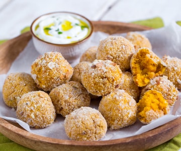 Albóndigas de calabaza al horno