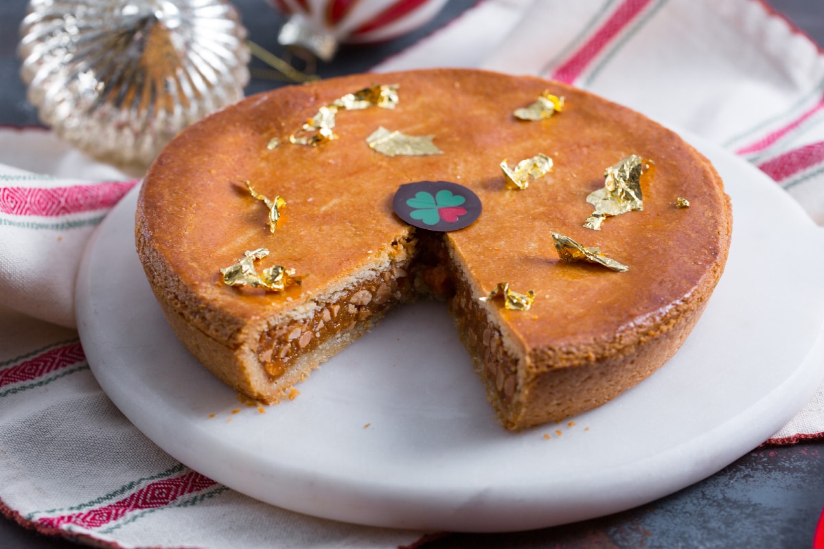 Tarta de caramelo salado