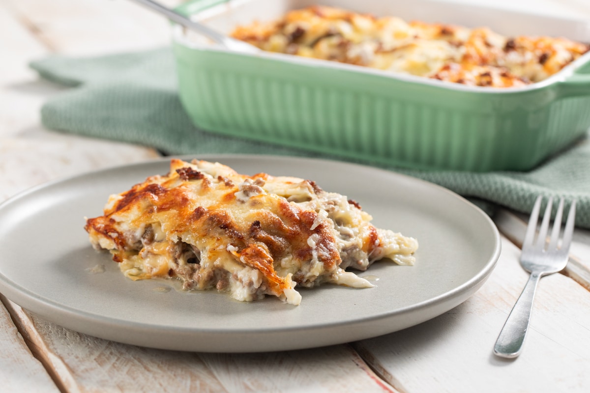 Pastel de patatas al horno