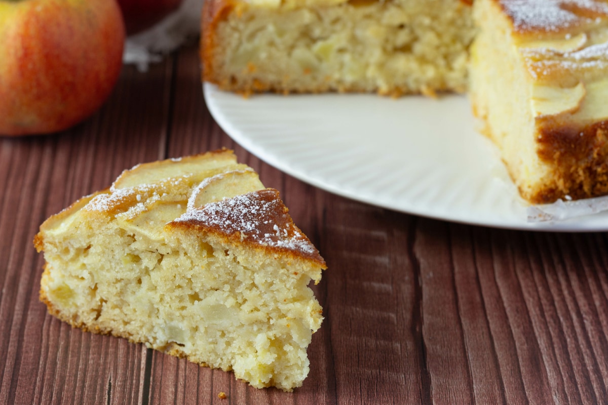 Tarta de manzana sin azúcar