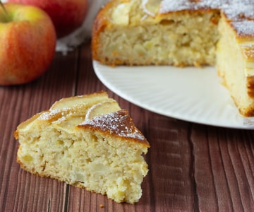 Tarta de manzana sin azúcar