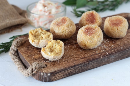 Albóndigas de garbanzos al horno