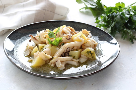 Sepias guisadas sin tomate