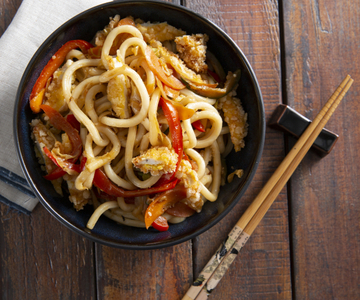 Fideos de pollo picantes