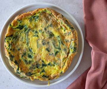 Tortilla de espinacas