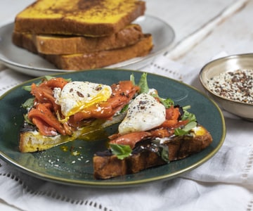 Tostadas francesas saladas