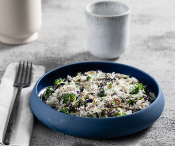 Arroz salteado al coco