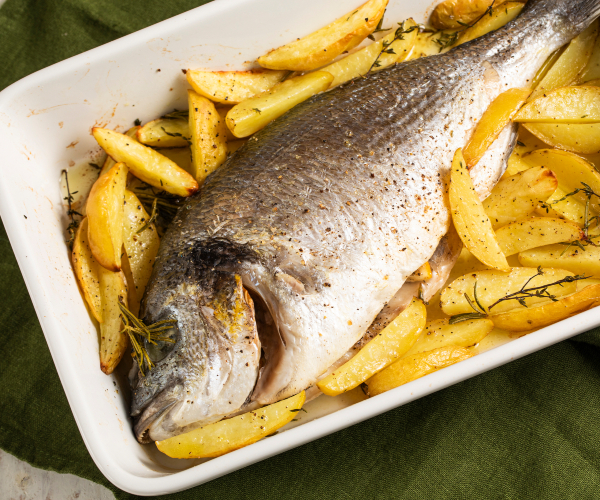 Dorada al microondas