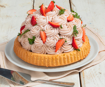 Tarta ramo de fresas