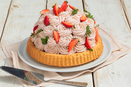 Tarta ramo de fresas