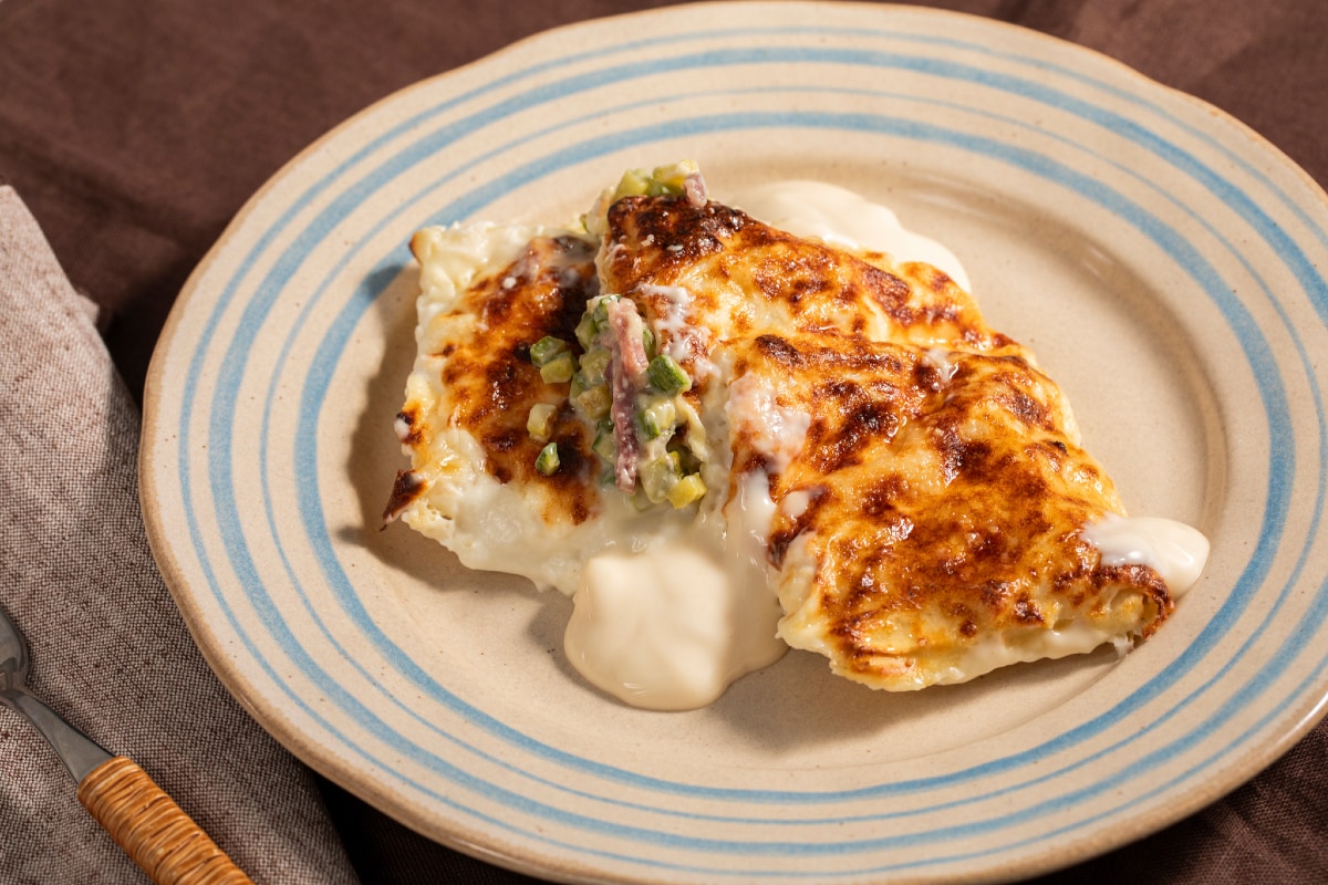 Paquetitos de lasaña con calabacines