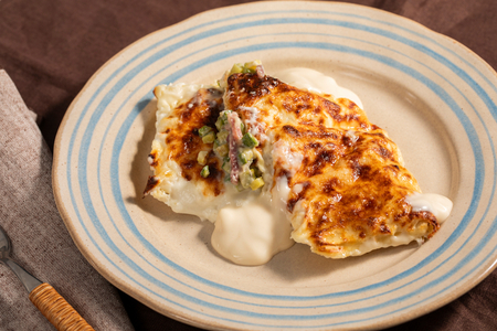 Paquetitos de lasaña con calabacines