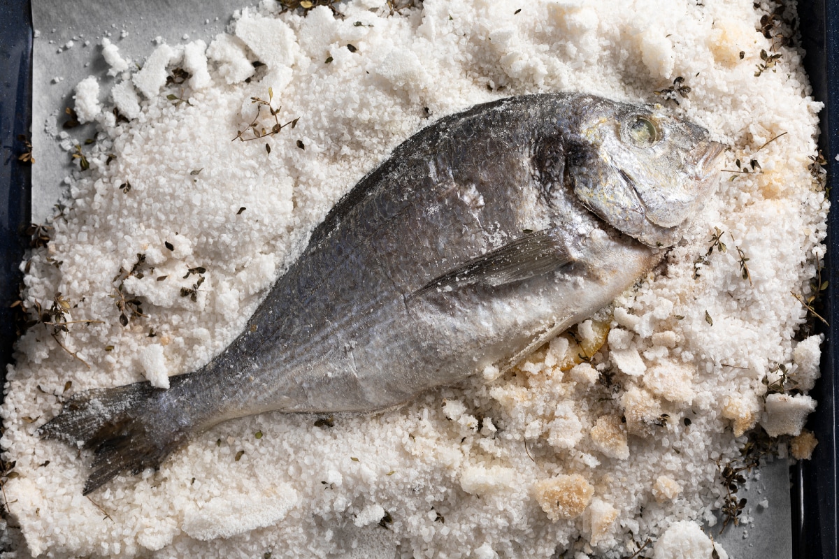 Dorada a la sal