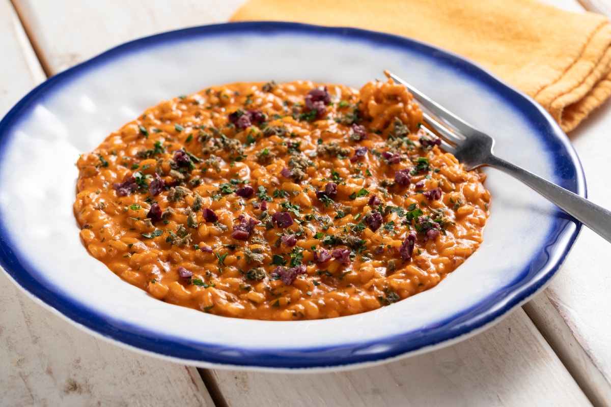 Risotto alla puttanesca