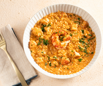 Risotto con gambas