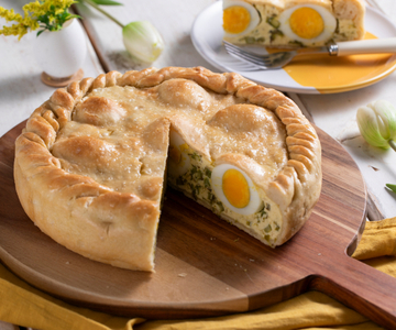 Pasqualina fácil con espárragos