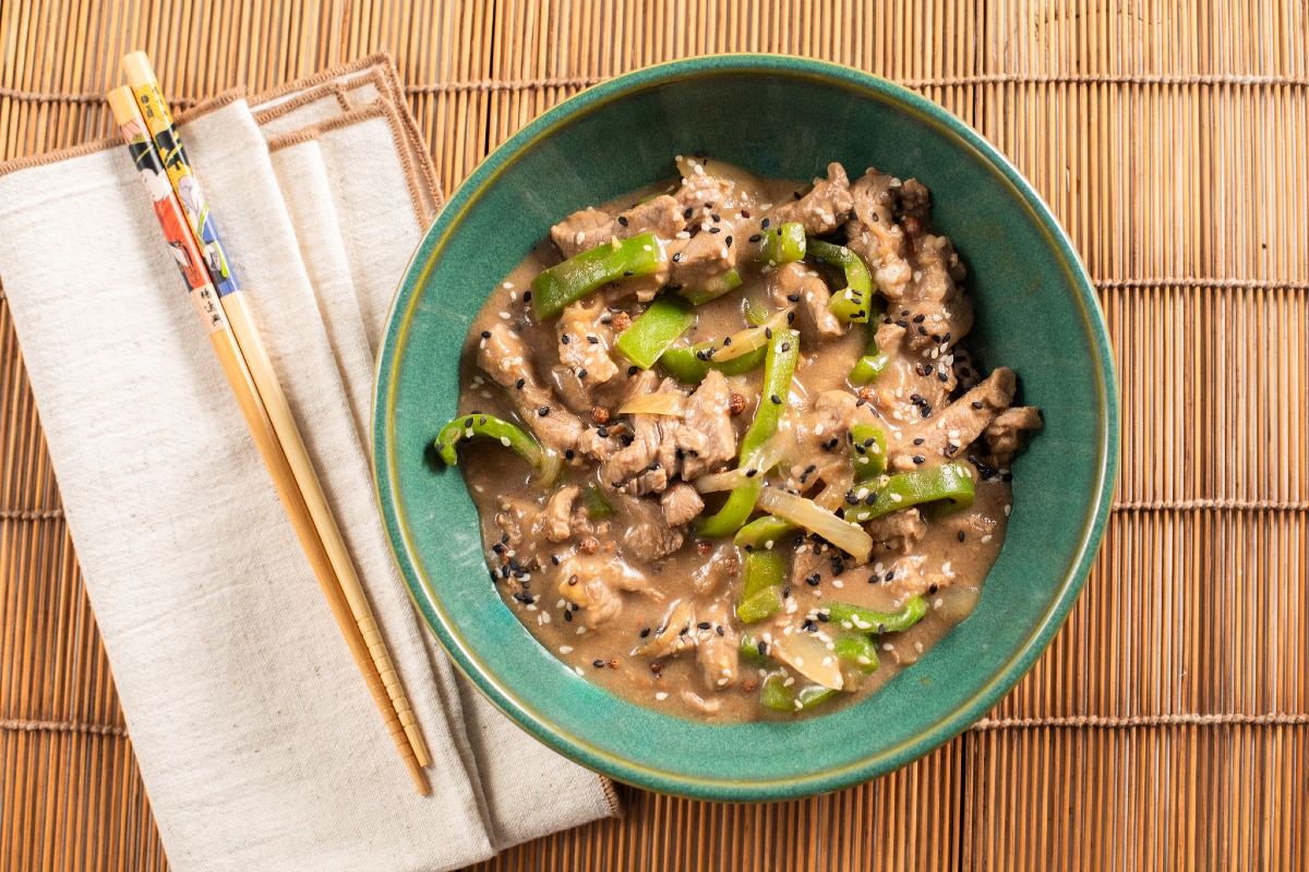 Ternera con pimienta de Sichuan