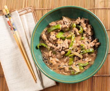 Ternera con pimienta de Sichuan