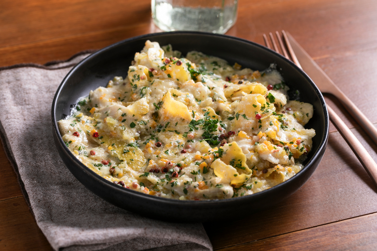 Pollo al limón cremoso