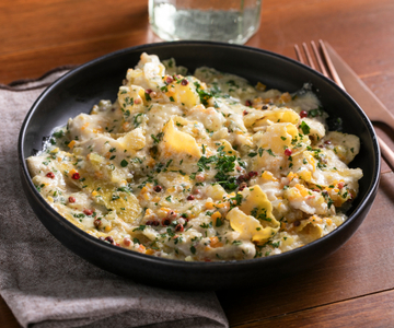 Pollo al limón cremoso