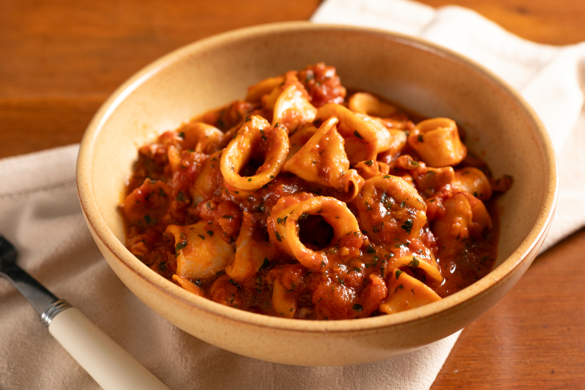 Calamares a la messinesa