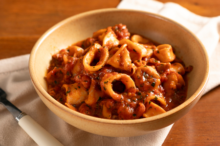 Calamares a la messinesa