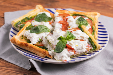 Tarta salada de verano