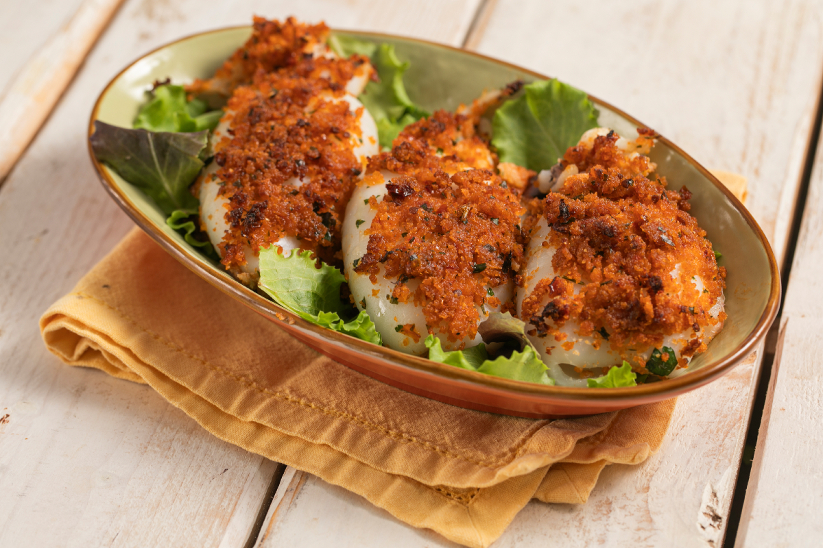 Sepias en freidora de aire