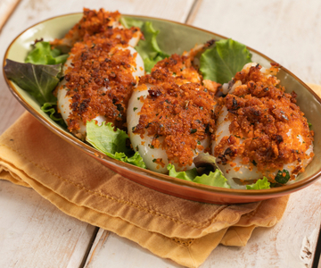 Sepias en freidora de aire