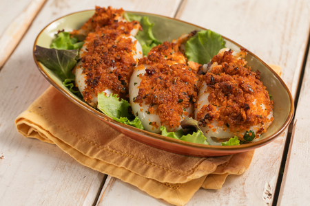 Sepias en freidora de aire