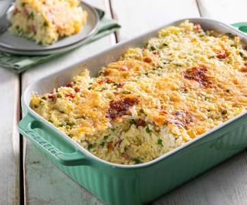 Arroz al horno en blanco